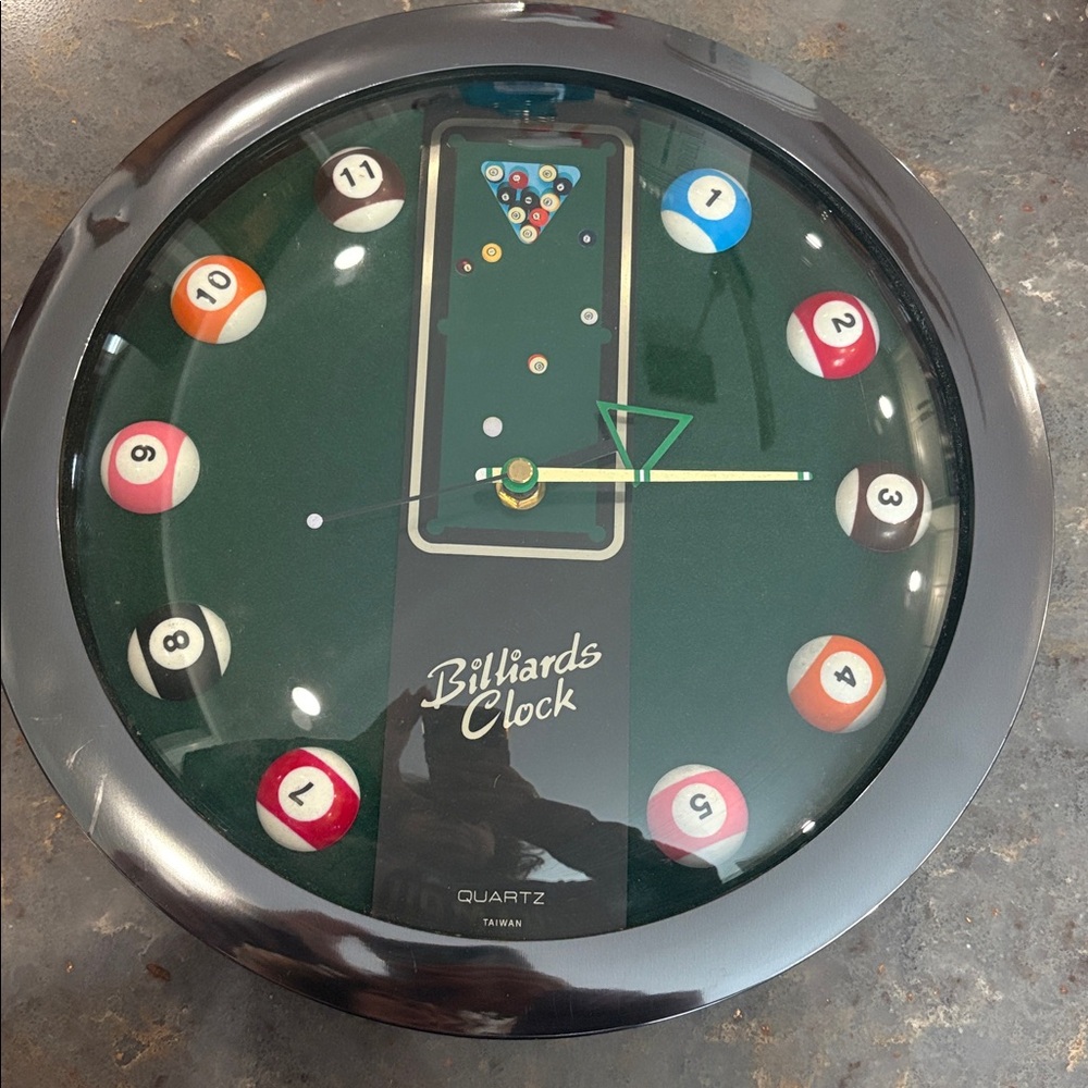 Billiard Ball Quartz  Wall Clock